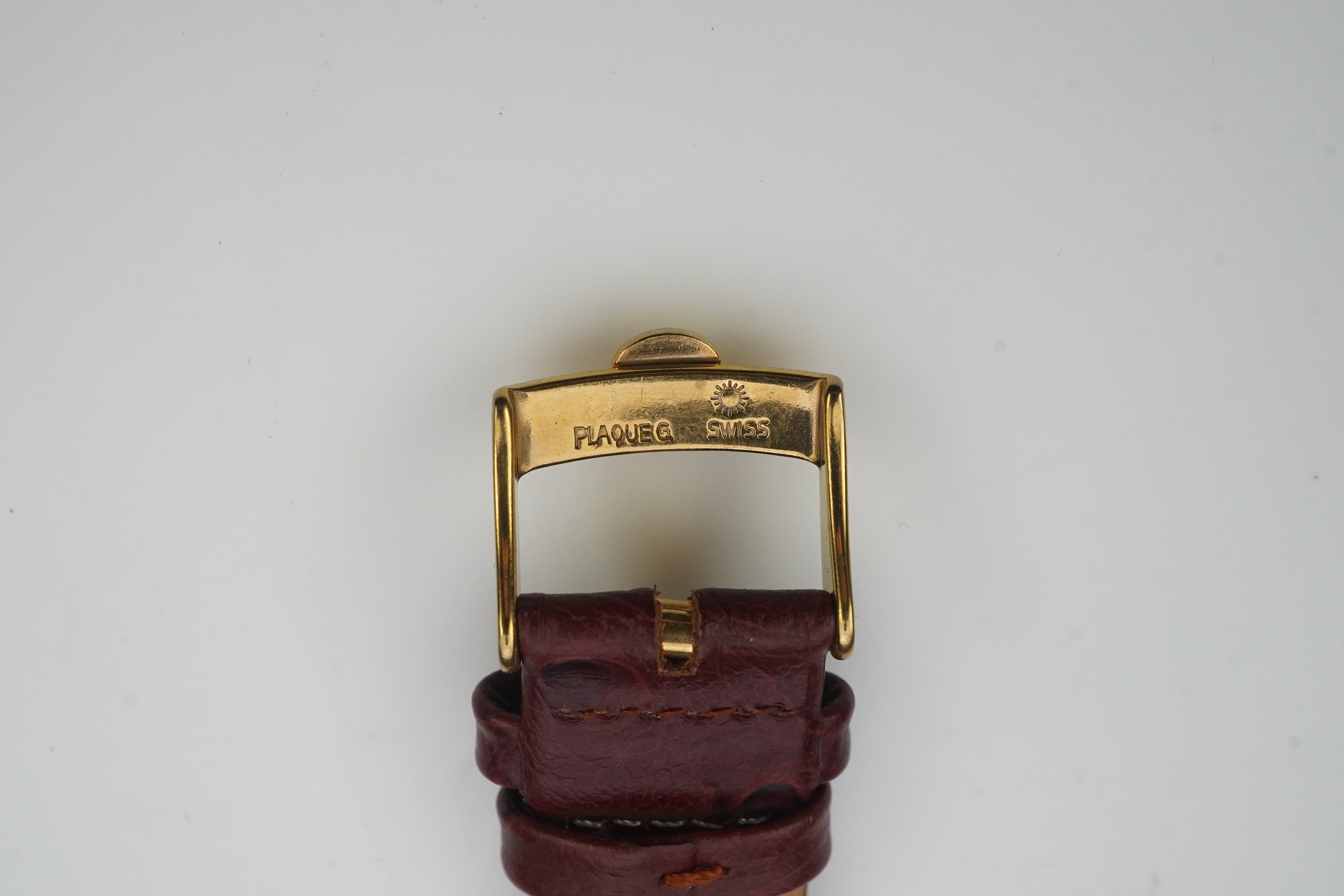 A gentleman's early 1960's steel and gold plated Omega Seamaster 30 manual wind wrist watch, on a later associated leather strap